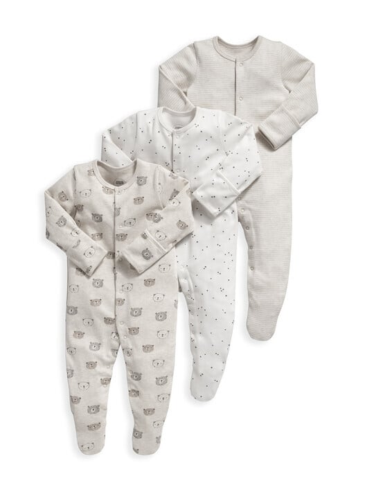 Baby Gift Hamper – 3 piece with Bear Sleepsuits  image number 5